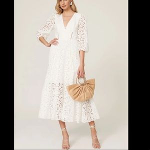 😍 JONATHAN SIMKHAI white lace dress 😍